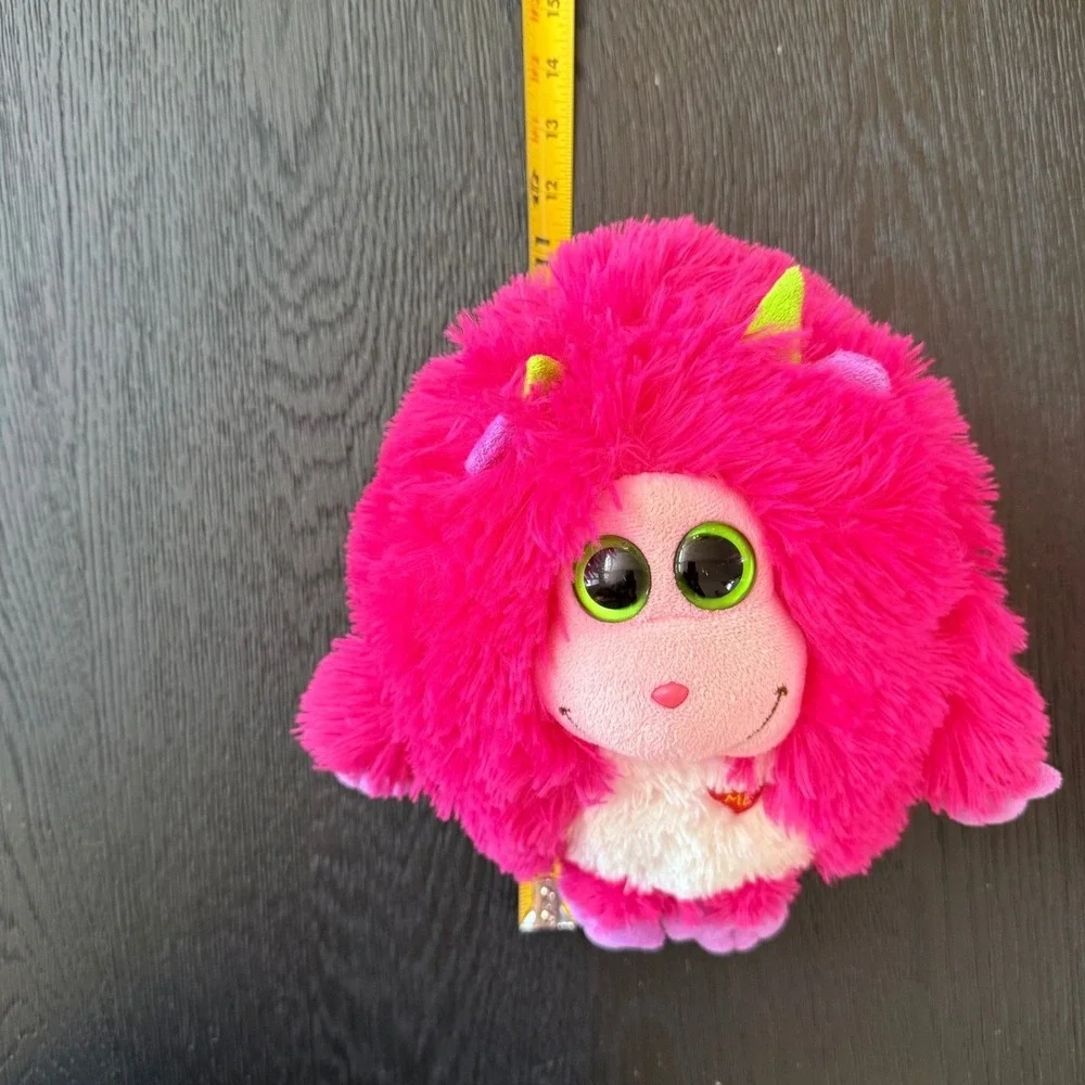 Ty Monstaz Trixie Pink Plush Stuffed Animal 10